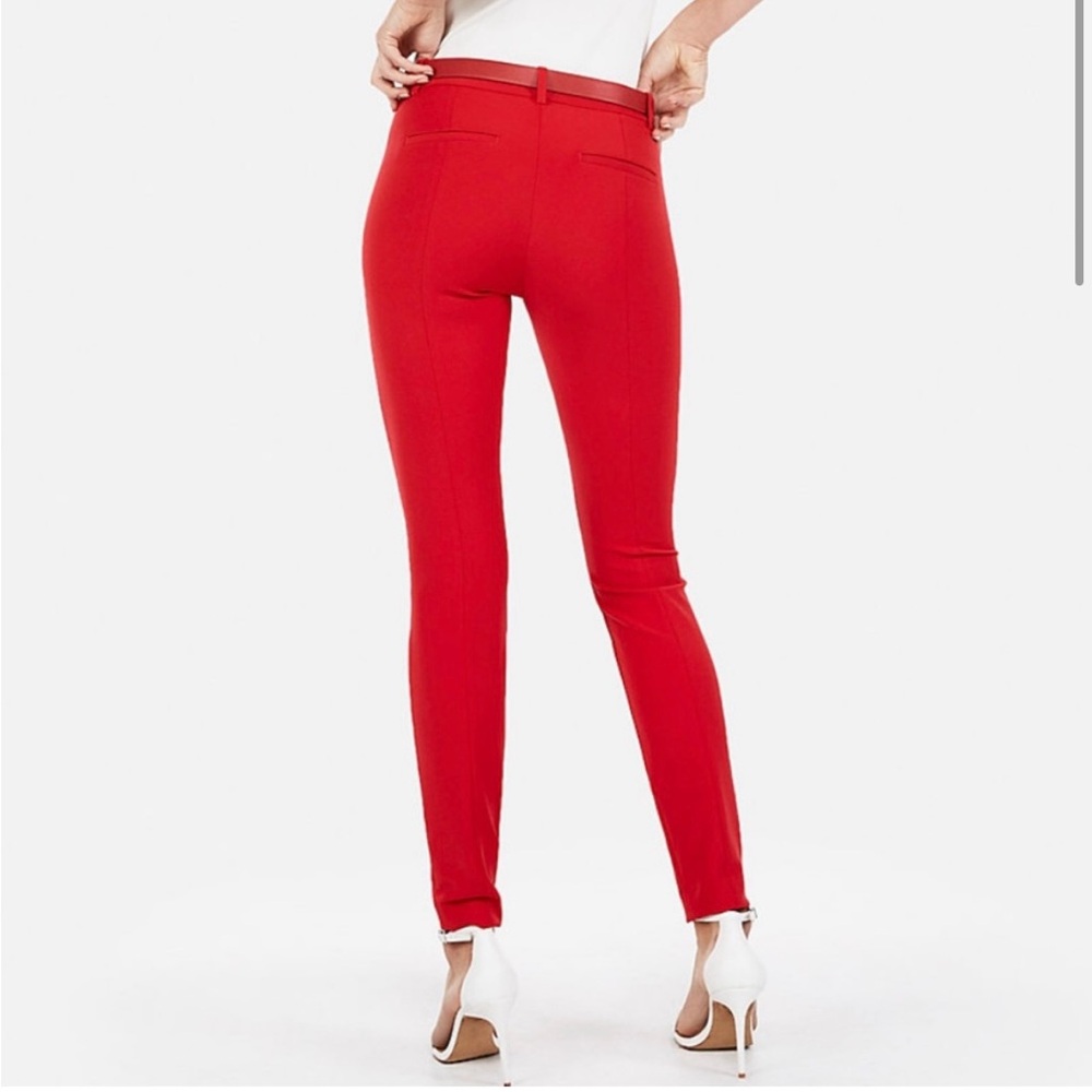 Express Extreme skinny high rise dress pants pink - Picture 12 of 13